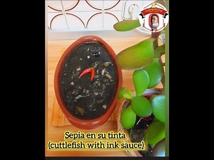 Sepia en su tinta (Cuttlefish with ink sauce)