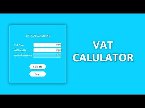 VAT Calculator | Simple JavaScript Project