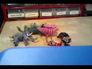 Animaux en perle de rocaille