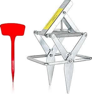 Upgrade Mole Traps That Work Best Trap Scissor with Longer Spring, Durable and Reusable Easy Mole Trap for Lawn Protection
