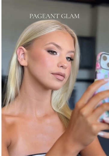 Pageant Glam Makeup Transformation