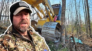 Crawler loader stuck – land clearing rescue gone wrong!