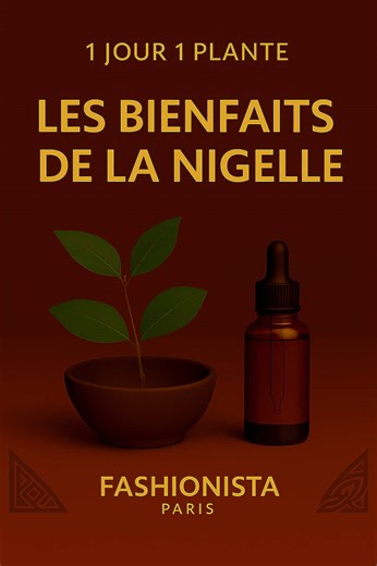 🌿 Nigelle – L’or noir des plantes médicinales 🌿 Connue depuis l’Antiquité, la nigelle est une plante aux mille vertus ✨ ✔️ Renforce naturellement l’immunité ✔️ Riche en antioxydants ✔️ Apaise les inflammations et les peaux sensibles À retrouver sur notre site en poudre, huile végétale et crème de soin 💚 Prenez soin de vous avec les secrets de la nature africaine 🌍 🛒 www.fashionistaparis.com 📦 Livraison rapide disponible #Nigelle #PlantesAfricaines #Yitté #BienfaitsNaturels #RoutineNaturell