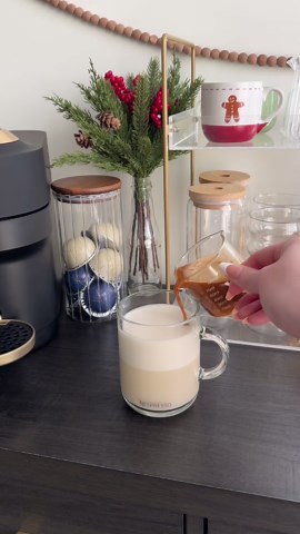 Caramel macchiato at home