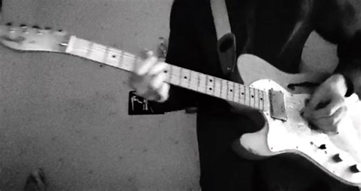 I used to dress like Ian Curtis and write some sick emo stuff 🤕 #emo #guitar #riff #telecaster #original