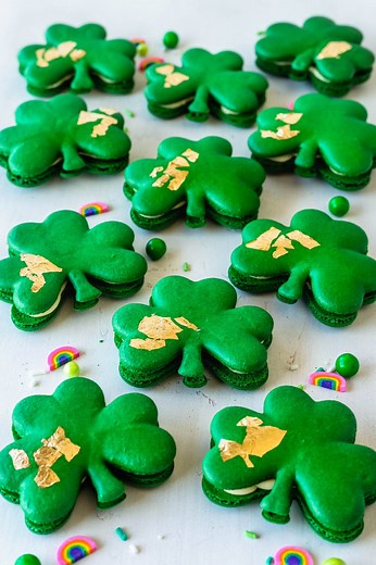 Shamrock Macarons