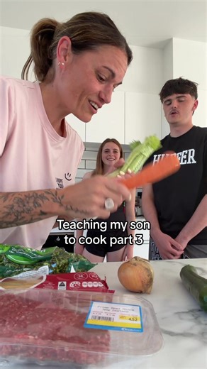 I’m currently teaching my son to cook so he can pull his weight when he moves out! One week to go let me know what I should teach them next! #motherandson #cooking #easyrecipe #learning #fyp