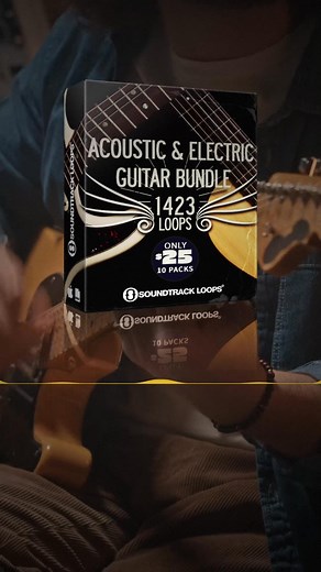 Need inspiration fast? Unlock 1423 live-performed guitar loops in 10 packs! All tempo-locked & key-labeled for easy use. Drag, drop, and match to your project tempo instantly! $25 USD. Get instant access now! | SOUNDTRACK LOOPS | Facebook
