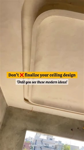 Infratech Interiors on Instagram: "Don’t finalise your ceiling designs until you see these modern ideas 😍 Which ceiling style suits your home the most — Minimal, Cove, or Statement? Comment your pick 👇 #interior #interiordesign #decor #interiorstyling #ceiling #ceilingdesign #ceilinglight #ceilingdecor #ceilingoptions #modernceiling #luxuryinterior #modernliving #homedecor #homedesign #trendingaudio #trendingreels #reels #explore #noida [ Modern ceiling designs, Ceiling Designs, False ceiling 
