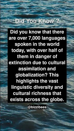 Did You Know Facts - Cultural Diversity
