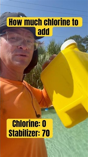 How much chlorine to add to pool