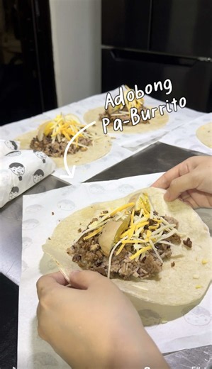 Pa-Burrito Recipe: Chicken & Pork Adobo Burrito Wrap