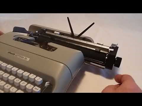 Olivetti Lettera 35i demonstration