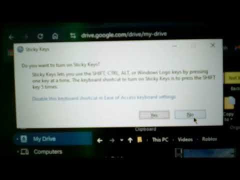 Windows 10/Windows 11 sticky keys nofication sound 