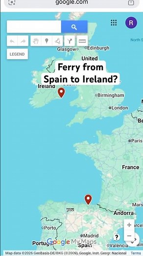 Did you know you can still get a ferry between Ireland and Spain?