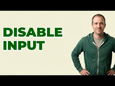 How To Prevent Typing In An HTML Text Field?