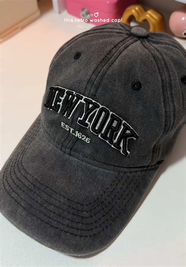 Stylish Retro Washed Baseball Cap for All