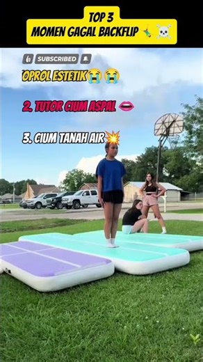 Top 3 Fail Backflip Moments! 💀🤸‍♂️#funny #shorts