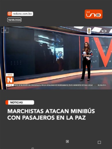 Marchistas que ingresaron a La Paz protagonizaron hechos viol3ntos e intentaron frenar la circulación vehicular. ▶️ Más información en www.reduno.com.bo #RedUno #RedUnoDigital #Notivisión #Bloqueos #LaPaz