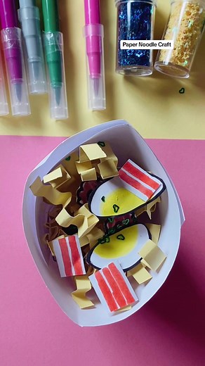 I crave for noodles, so I made a noodle craft. Now I’m hungry | DIY Paper Noodle Craft 😅 #diy #craft #papercraft #craftidea #craftideasforkids #art #artforkids #foodcraft #papermagic #papertoys #play #forkids #forgirls #craftlover #artsandcraft #kidsactivities #funcraft #coolstuff #diycrafts #easy #easycraft #tutorial #howto #howtomake #howtomakenoodles #trending #momandbaby #dolls #barbie #paperdolls #toysforkids #play #toys #diypapercraft #easydraw #drawingforkids #kidsplay #artwork #lol #toc
