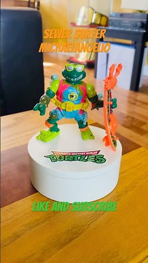 Tmnt || Sewer Surfer Mike #tmnt #actionfigures #90snostalgia #ninjaturtles #toyreview #vintage