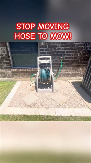 Easy Paver & Pea Gravel Area for Your Hose | Weed Barrier Solution!