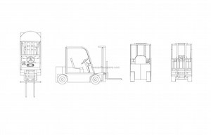Pallet Truck - Free CAD Drawings