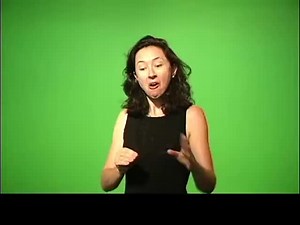 Watch how to sign 'toes pointing in' in American Sign Language.