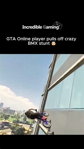 GTA Online Player defies Gravity with Viral BMX Wall-Climb! #GTAOnline #gta #gaming #gamingmoments