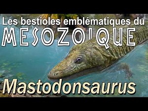 Mastodonsaurus, the enormous amphibian of the Triassic period #paleontology #triassic #amphibians...