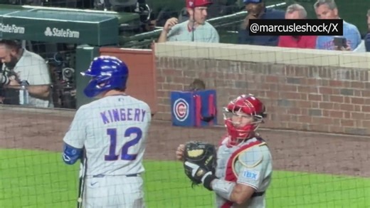 WGN Marcus Leshock captures viral video of Wrigley Field rat at Cubs-Phillies game