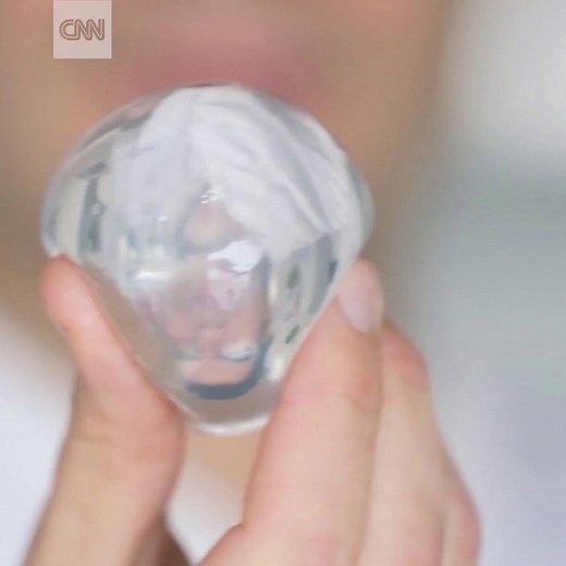 608K views · 4.1K reactions | This little ball is an edible water bottle -- a seaweed-based capsule that's completely biodegradable. Watch people's reaction to trying it. | CNN | Facebook