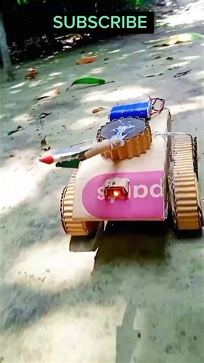 Amazing fighter toy tank make. #shortsvideo #science #sensor #chemistry #physics #technology #viral