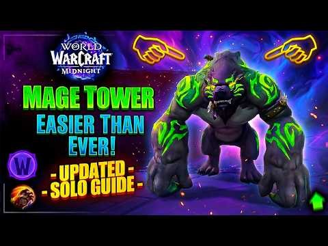 HOW to DEFEAT GUARDIAN DRUID MAGE TOWER in 1 Minute BEFORE It's Too LATE! WoW Midnight
