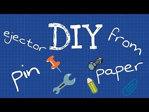 DIY SIM Ejector from a paper clip.