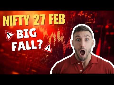 27 Feb NIFTY 50 Prediction | Big Fall or Trend Reversal? ⚠️