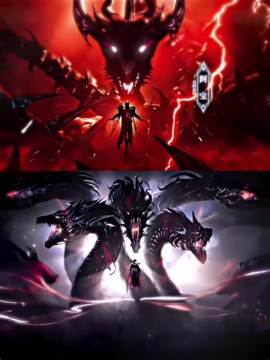 chimera dragon vs sky-defying dragon🐉🐲👿💜💜#throneofseal #throneofindonasia