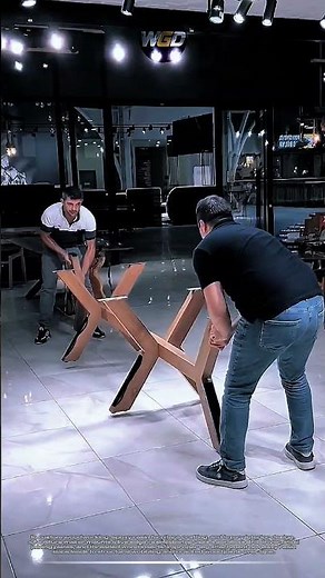 Custom furniture building: Assembling epoxy resin live edge table