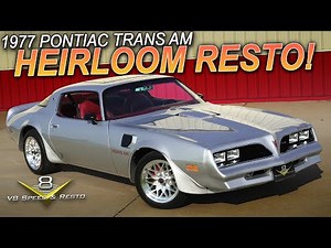 🔥 1977 Pontiac Trans Am Restoration: A Family Member Reborn | V8 Speed and Resto Shop