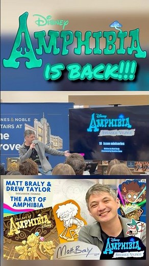 AMPHIBIA IS BACK!!! Amphibia Strange Voyage graphic novel coming soon! #Amphibia