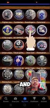 For challenge coin owners: Challenge coin display by Gray Water Ops #challengecoins