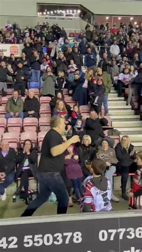 Mr. Brightside was lighting it up in Wigan with the great Warriors fans!