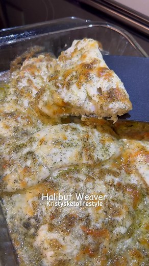 Halibut Weaver (recipe in comments) #keto #lowcarb #dinner #halibut #fish #glutenfree #easyrecipes #meals #fish #kristysketolifestyle | Kristyslifestyle