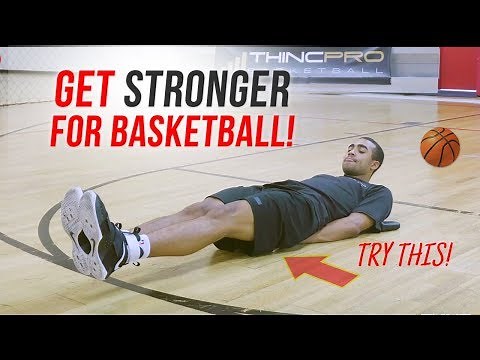 How to: Get STRONGER for Basketball WITHOUT WEIGHTS!!! Build Muscle Lose Fat | No Equipment Required