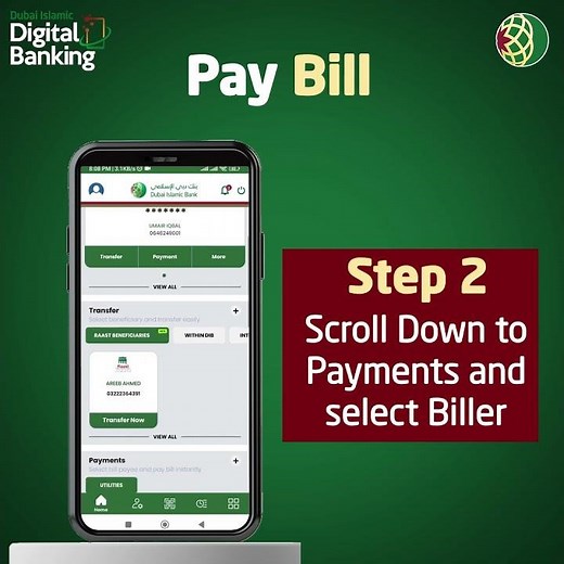 Paying bills just got easier with DIB Mobile Banking App!