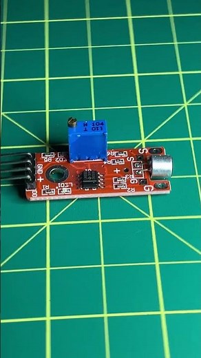 🎤 Sound Detection Sensor Module – Adjustable Microphone Trigger