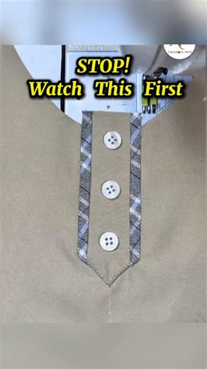 Quick and Easy Way to Sew a Placket