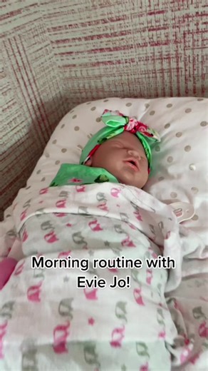 Cute Baby Doll Morning Routine with Vollence Silicone Baby