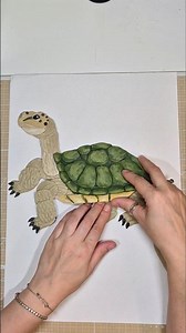 Do you like turtles?Subscribe to see an animation with her. #claymation #turtle