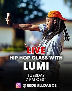 hip hop hooray ⚡ this week Lumi will be hosting a LIVE #hiphop class 😎 full video 👉 http://win.gs/HipHop_Class_Lumi 📍 win.gs/IG_RedBullDance | Red Bull Dance